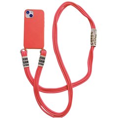 Чехол TPU two straps California для Apple iPhone 13 (6.1") Красный