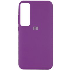 Чехол Silicone Cover Full Protective (AA) для Xiaomi Mi Note 10 Lite Фиолетовый / Grape