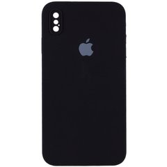 Чохол Silicone Case Square Full Camera Protective (AA) для Apple iPhone XS Max (6.5") Чорний / Black