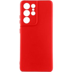 Чохол Silicone Cover Lakshmi Full Camera (A) для Samsung Galaxy S21 Ultra Червоний / Red