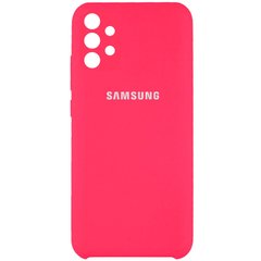 Уценка Чехол Silicone Cover Full Camera (AAA) для Samsung Galaxy A72 4G / A72 5G Эстетический дефект / Розовый / Shiny pink
