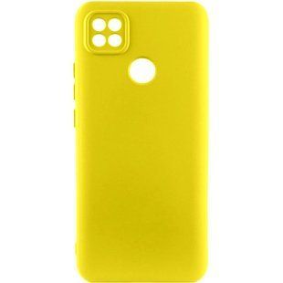 Чехол TPU GETMAN Liquid Silk Full Camera для Xiaomi Redmi 9C Желтый / Flash