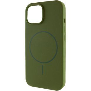 Чехол Silk Full Protective (AA) NO LOGO with Magnetic Fit для Apple iPhone 13 (6.1") Зеленый / Dark Olive