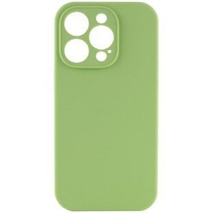 Чохол Silicone Case Full Camera Protective (AA) NO LOGO для Apple iPhone 13 Pro (6.1") М'ятний / Mint