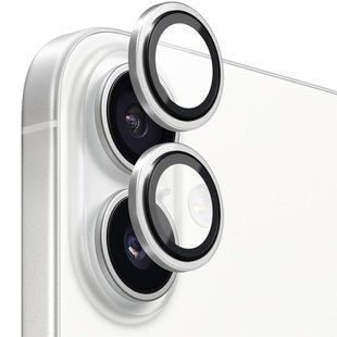 Захисне скло BlueO Metal на камеру для Apple iPhone 17 (6.3") Срібний / Silver