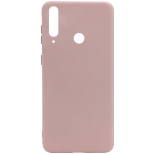 Чехол Silicone Cover Full without Logo (A) для Huawei Y6p Розовый / Pink Sand