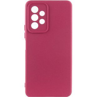 Чохол TPU GETMAN Liquid Silk Full Camera для Samsung Galaxy A13 4G Бордовий / Marsala