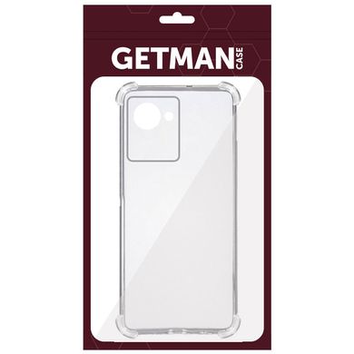 TPU чохол GETMAN Ease logo посилені кути Full Camera для Realme C30 Безбарвний (прозорий)