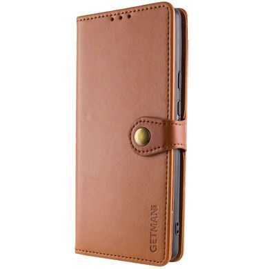 Кожаный чехол-книжка GETMAN Gallant (PU) для Samsung Galaxy S24 Ultra Коричневый