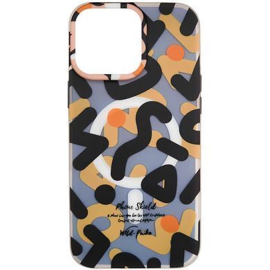 TPU чохол Pastel Chaos with Magnetic Fit для Apple iPhone 16 Pro (6.3") Black