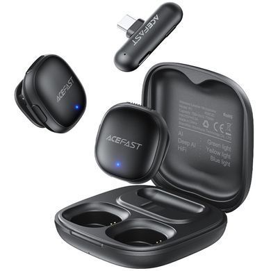 Петличный беспроводной микрофон Acefast R1 Type-C Black