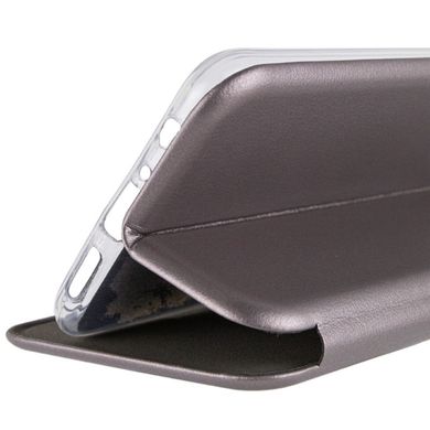Кожаный чехол (книжка) Classy для Samsung Galaxy A31 Серый