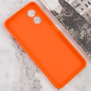 Силиконовый чехол Candy Full Camera для Oppo A38 / A18 Оранжевый / Orange