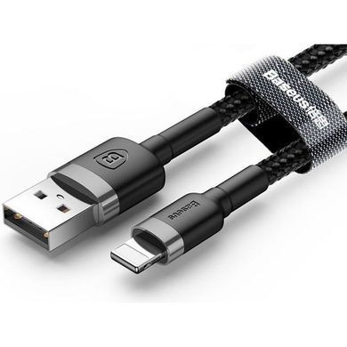 Дата кабель Baseus Cafule Type-C to Type-C PD2.0 60W (2m) (CATKLF-H) Черный / Серый