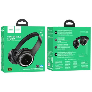 Накладні бездротові навушники Hoco W41 Charm Black