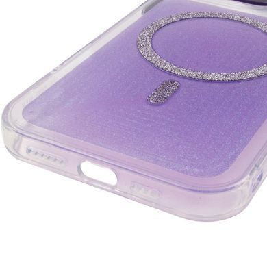 Чехол TPU+PC Jewel Sparkle with Magnetic Fit для Apple iPhone 15 Pro Max (6.7") Lavender Glitter