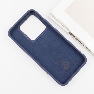 Чехол Silicone Cover Lakshmi (AAA) для Xiaomi Poco X6 / Note 13 Pro 5G Темно-синий / Midnight blue