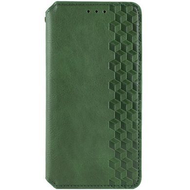 Шкіряний чохол-книжка GETMAN Cubic (PU) для Samsung Galaxy A26 5G Зелений
