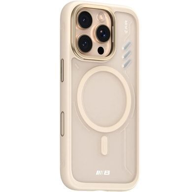 TPU+PC чохол Blueo Frosted Heat Dissipation Stand with MagSafe для Apple iPhone 16 Pro (6.3") Золотий / Gold