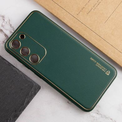 Шкіряний чохол Xshield для Samsung Galaxy S23+ Зелений / Army Green