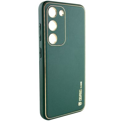 Шкіряний чохол Xshield для Samsung Galaxy S23+ Зелений / Army Green