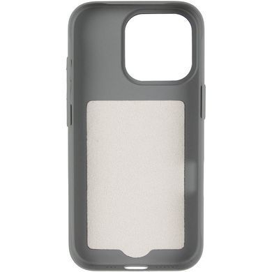 Чехол PC Textile Hybrid with Magnetic Fit для Apple iPhone 16 Pro (6.3") Grey / Black
