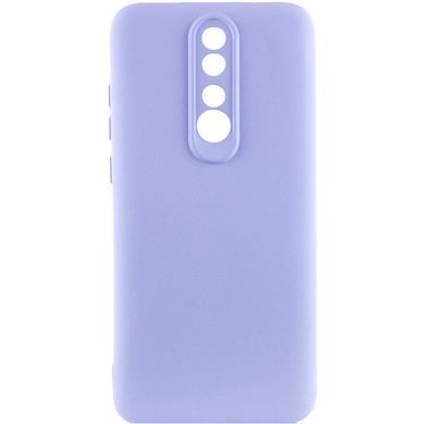 Чехол TPU GETMAN Liquid Silk Full Camera для Xiaomi Redmi 8 Сиреневый / Light purple