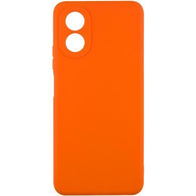 Силиконовый чехол Candy Full Camera для Oppo A38 / A18 Оранжевый / Orange