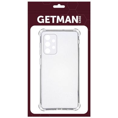 TPU чохол GETMAN Ease logo посилені кути для Samsung Galaxy A32 4G Безбарвний (прозорий)