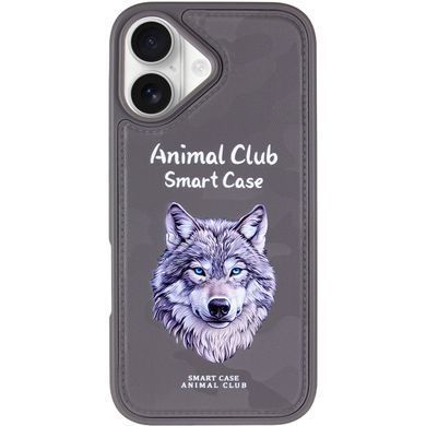 TPU+PC чохол Animal Club для Apple iPhone 17 (6.3") Titanium Gray