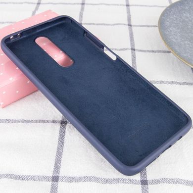 Чехол Silicone Cover Full Protective (AA) для Xiaomi Redmi K30 / Poco X2 Синий / Dark Blue