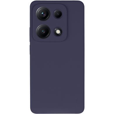 Чохол Silicone Cover Lakshmi Full Camera (AAA) для Xiaomi Redmi Note 14S Темно-синій / Midnight blue