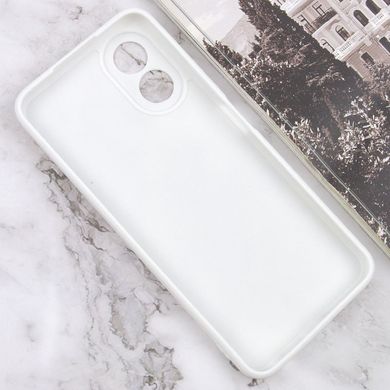 Силіконовий чохол Candy Full Camera для Oppo A98 Білий / White