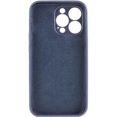 Чехол Silk Full Camera Protective (AA) NO LOGO для Apple iPhone 16 Pro (6.3") Темно-синий / Midnight blue