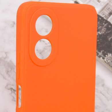Силиконовый чехол Candy Full Camera для Oppo A38 / A18 Оранжевый / Orange