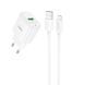 СЗУ Hoco C140A Smart QC3.0 18W (1USB-A) + кабель USB to MicroUSB White фото 3