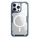 TPU чехол Nillkin Nature Pro Magnetic для Apple iPhone 15 Pro (6.1") Синий (прозрачный) фото 1