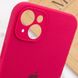 Чохол Silicone Case Full Camera Protective (AA) для Apple iPhone 14 (6.1") Червоний / Rose Red фото 7