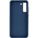 TPU чехол Bonbon Metal Style для Samsung Galaxy S21 FE Синий / Cosmos blue фото 3