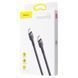 Дата кабель Baseus Cafule Type-C to Type-C PD2.0 60W (2m) (CATKLF-H) Черный / Серый фото 5