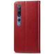 Кожаный чехол книжка GETMAN Gallant (PU) для Xiaomi Mi 10 / Mi 10 Pro Красный фото 4