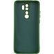 Чохол TPU GETMAN Liquid Silk Full Camera для Xiaomi Redmi Note 8 Pro Зелений / Dark green фото 6