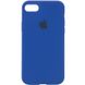 Чехол Silicone Case Full Protective (AA) для Apple iPhone SE (2020) Синий / Royal blue