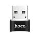 Переходник Hoco UA6 OTG USB Female to Type-C Male Черный фото 1