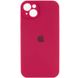 Чохол Silicone Case Full Camera Protective (AA) для Apple iPhone 14 (6.1") Червоний / Rose Red фото 1