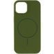 Чехол Silk Full Protective (AA) NO LOGO with Magnetic Fit для Apple iPhone 13 (6.1") Зеленый / Dark Olive фото 2