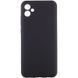 Чехол Silicone Cover Lakshmi Full Camera (AAA) для Samsung Galaxy A08 / A07 4G Черный / Black