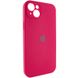 Чохол Silicone Case Full Camera Protective (AA) для Apple iPhone 14 (6.1") Червоний / Rose Red фото 2