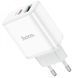 МЗП Hoco C105A Stage PD20W+QC3.0 (1USB-A/1C) White фото 4
