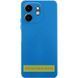 Чехол TPU GETMAN Liquid Silk Full Camera для Xiaomi Redmi 12 Синий / Royal blue